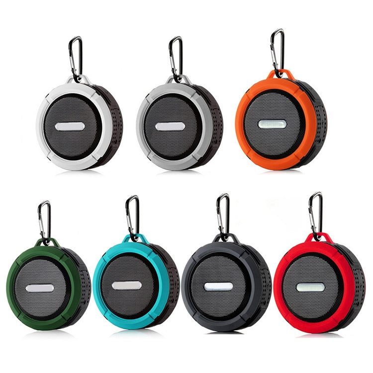 C6 Outdoor Waterproof Bluetooth Speaker with Suction, Support Hands-free Calling(Blue) - Waterproof Speaker by PMC TechLife | Online Shopping South Africa | PMC TechLife