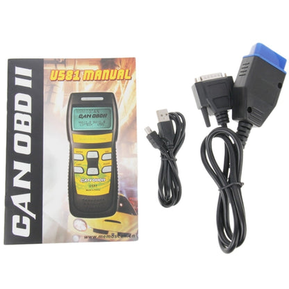 U581 Live Data Can OBDII / EOBDII Scanner Can Bus Code Reader - Code Readers & Scan Tools by PMC Jewellery | Online Shopping South Africa | PMC Jewellery