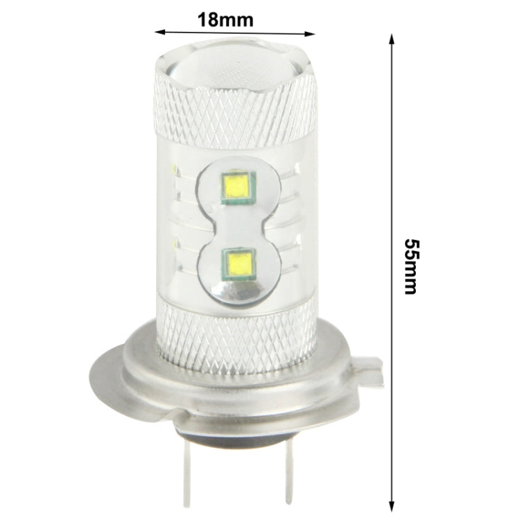 H7 60W White 12 LED Fog Light for Vehicles, DC 12-30V - Fog / Driving Lights by PMC TechLife | Online Shopping South Africa | PMC TechLife | Buy Now Pay Later Mobicred