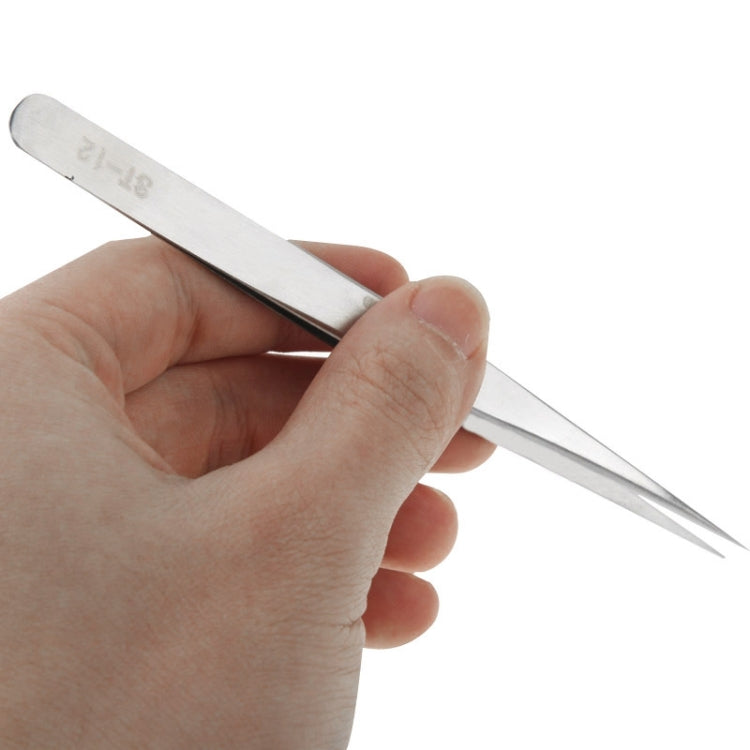 ST-12 Stainless Steel Tweezers - Tweezers by VETUS | Online Shopping South Africa | PMC Jewellery