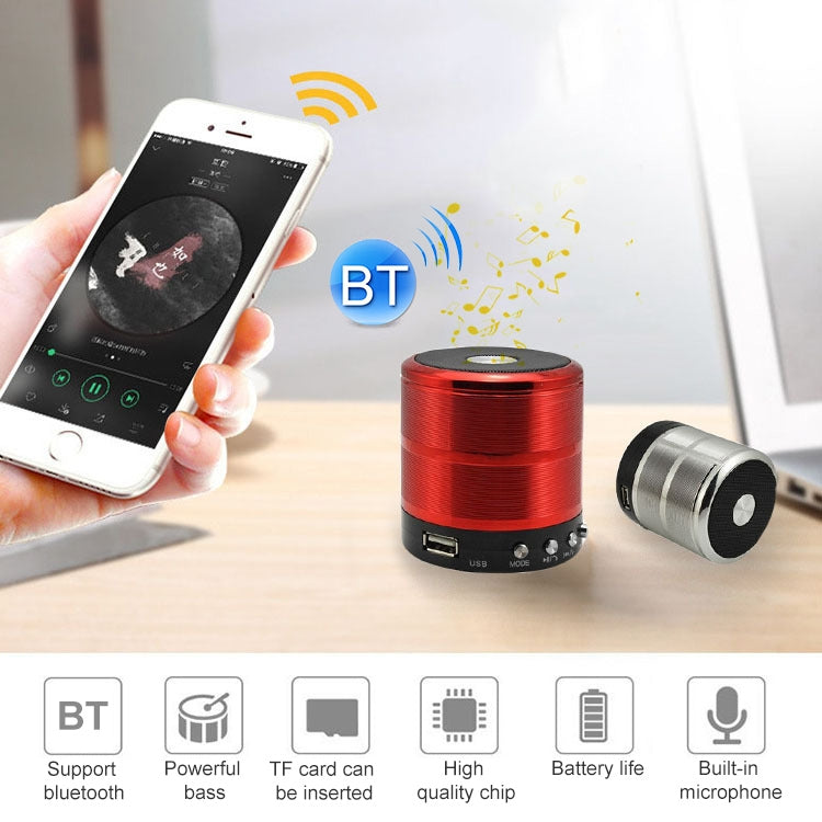 S28 Metal Mobile Bluetooth Stereo Portable Speaker with Hands-free Call Function(Gold) - Desktop Speaker by PMC TechLife | Online Shopping South Africa | PMC TechLife