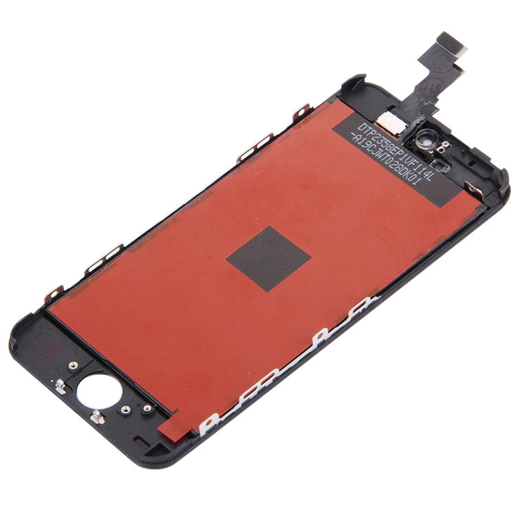 TFT LCD Screen for iPhone 5C Digitizer Full Assembly with Frame (Black) - free shipping - PMC TechLife - Order now!