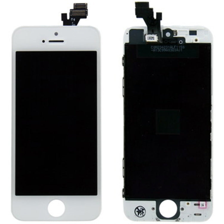 Original LCD Screen for iPhone 5 Digitizer Full Assembly with Frame (White) - iPhone 5 Parts by PMC Jewellery | Online Shopping South Africa | PMC Jewellery