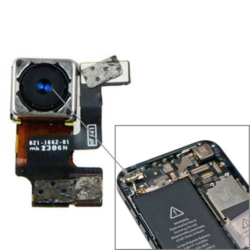 Original Back Camera for iPhone 5 - iPhone 5 Parts by PMC TechLife | Online Shopping South Africa | PMC TechLife