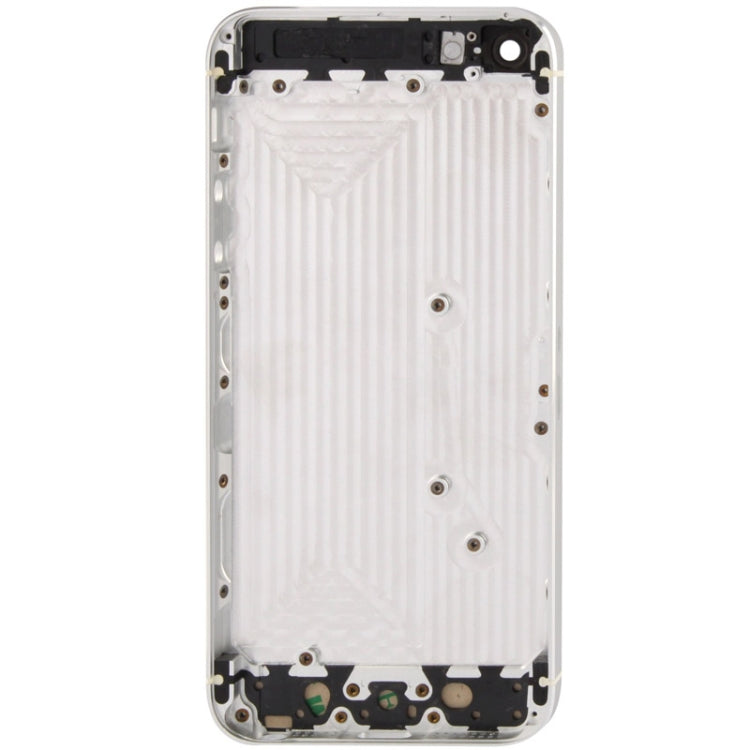 Full Housing Alloy Back Cover for iPhone 5(White) - iPhone 5 Parts by PMC TechLife | Online Shopping South Africa | PMC TechLife