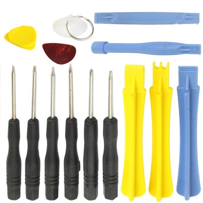 14 in 1 (Screwdrivers + Plastic Opening Tools) Professional Premium Precision Phone Disassembly Tool - Tool Kits by PMC Jewellery | Online Shopping South Africa | PMC Jewellery