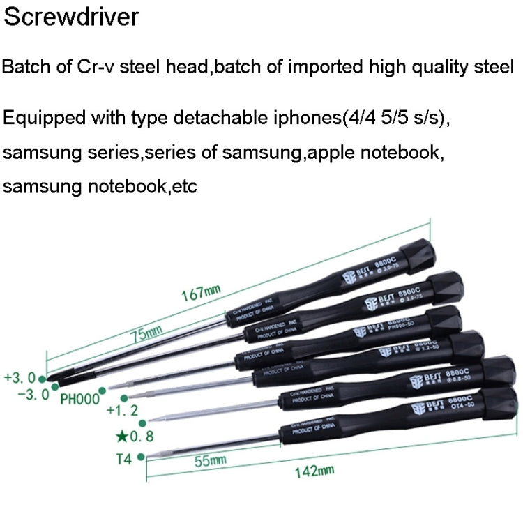 BEST BST-112 22 in 1 Profession Multi-purpose Repair Tool Set for Mobile Phone / Laptop Computer - free shipping - PMC TechLife - Order now!