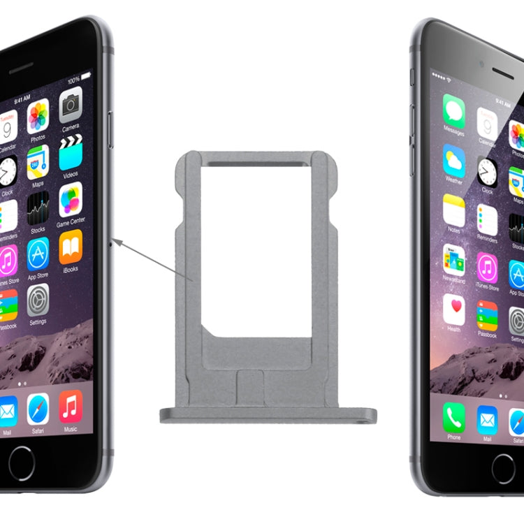 Card Tray  for iPhone 6(Grey) - iPhone 6/6 Plus Parts by PMC TechLife | Online Shopping South Africa | PMC TechLife