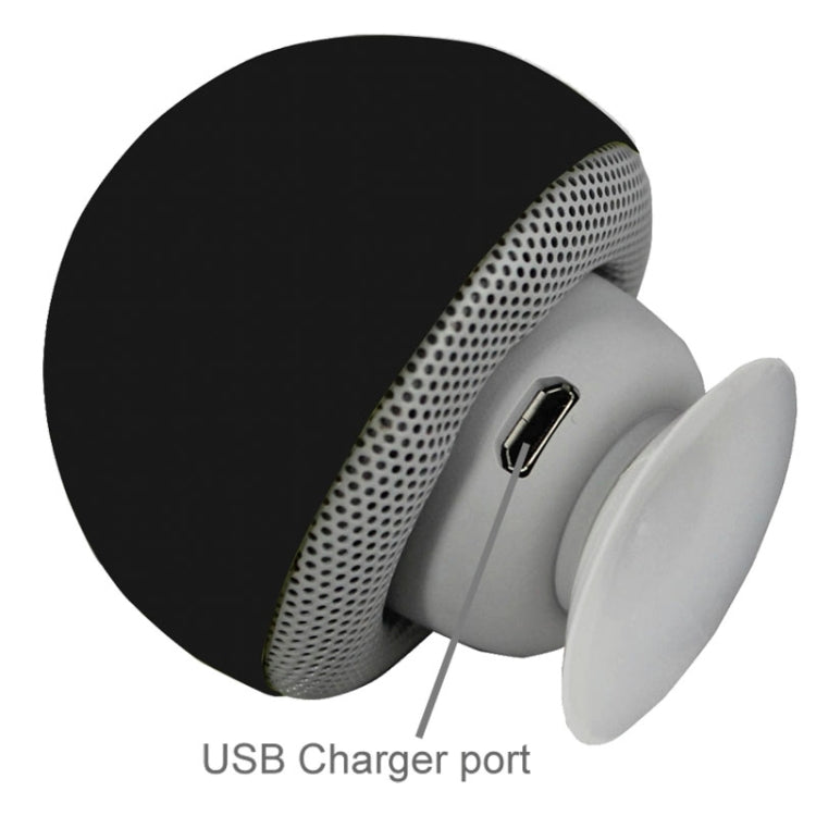 Mushroom Shape Bluetooth Speaker with Suction Holder(Black) - Desktop Speaker by PMC TechLife | Online Shopping South Africa | PMC TechLife