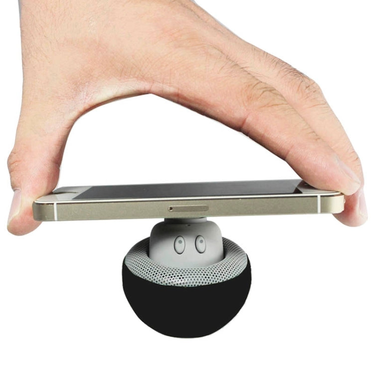 Mushroom Shape Bluetooth Speaker with Suction Holder(Black) - Desktop Speaker by PMC TechLife | Online Shopping South Africa | PMC TechLife