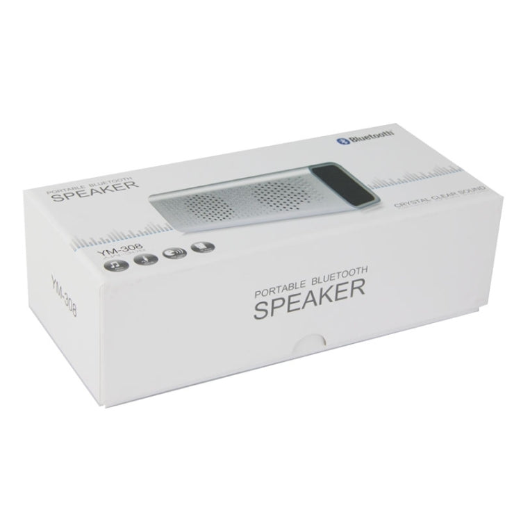 YM-308 Portable Rechargeable NFC Bluetooth Speaker, Support TF Card(Black) - Desktop Speaker by PMC TechLife | Online Shopping South Africa | PMC TechLife