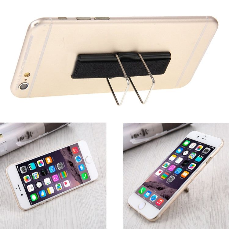 Universal Mini Foldable Holder Stand with Finger Grip(Black) - Ring Holder by PMC TechLife | Online Shopping South Africa | PMC TechLife