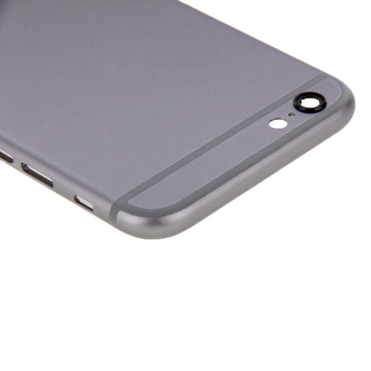 6 in 1 for iPhone 6 (Back Cover + Card Tray + Volume Control Key + Power Button + Mute Switch Vibrator Key + Sign) Full Assembly Housing Cover(Grey) - iPhone 6/6 Plus Parts by PMC Jewellery | Online Shopping South Africa | PMC Jewellery