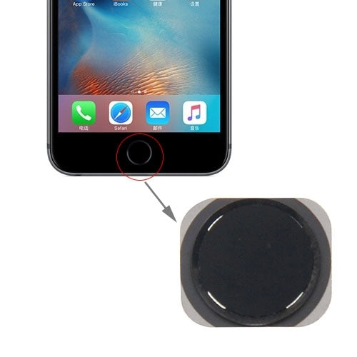 Home Button for iPhone 6s Plus(Black) - iPhone 6S/6S Plus Parts by PMC Jewellery | Online Shopping South Africa | PMC Jewellery