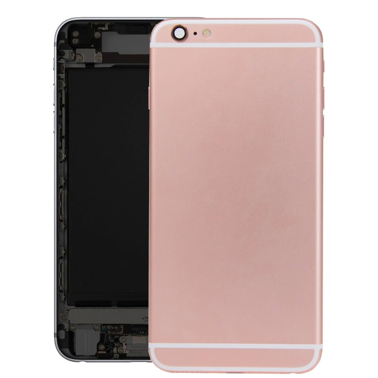 Battery Back Cover Assembly with Card Tray for iPhone 6s Plus(Rose Gold) - iPhone 6S/6S Plus Parts by PMC Jewellery | Online Shopping South Africa | PMC Jewellery