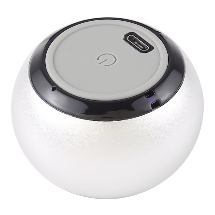 Mini Metal Wireless Bluetooth Speaker,  Hands-free, LED Indicator(Silver) - Desktop Speaker by PMC TechLife | Online Shopping South Africa | PMC TechLife