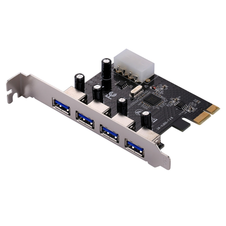 USB 3.0 4 ports PCI-E Express Controller Card 5Gbps - free shipping - PMC TechLife - Order now!