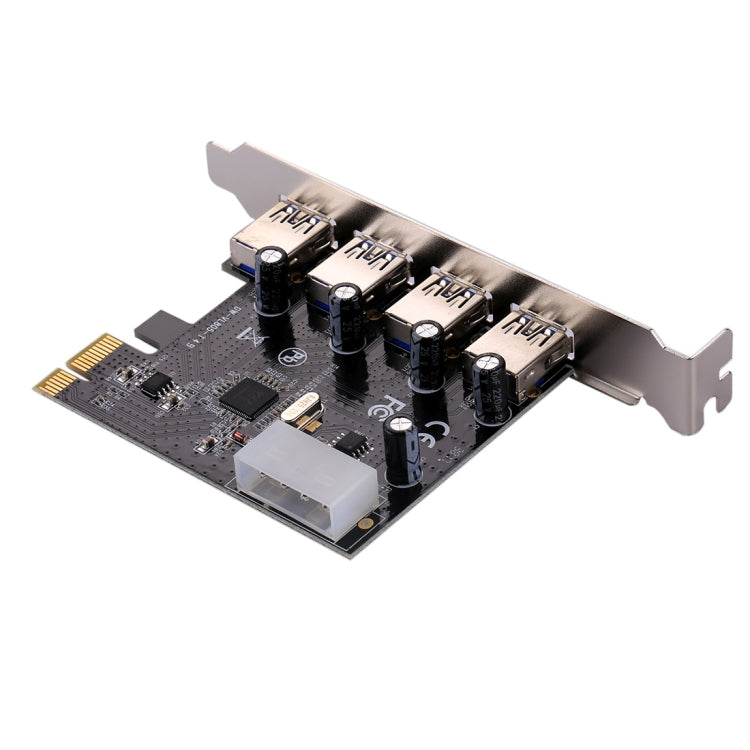 USB 3.0 4 ports PCI-E Express Controller Card 5Gbps - free shipping - PMC TechLife - Order now!
