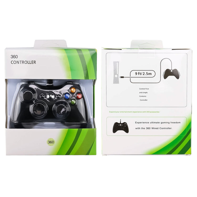 USB 2.0 Wired Controller Gamepad for XBOX360, Plug and Play, Cable Length: 2.5m - Gamepad by PMC TechLife | Online Shopping South Africa | PMC TechLife | Buy Now Pay Later Mobicred