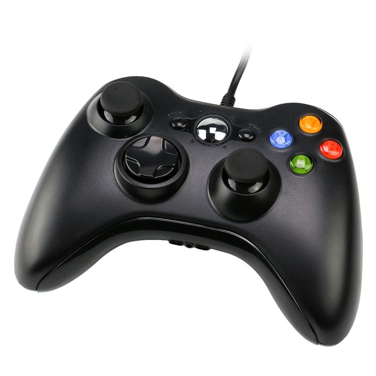 USB 2.0 Wired Controller Gamepad for XBOX360, Plug and Play, Cable Length: 2.5m(Black) - Gamepad by PMC Jewellery | Online Shopping South Africa | PMC Jewellery