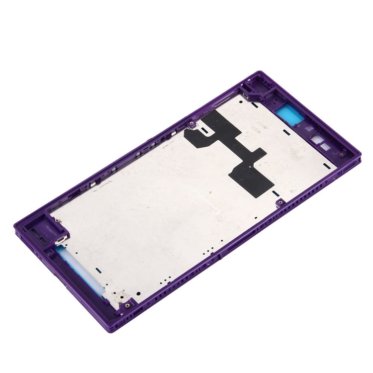 Front Housing LCD Frame Bezel Plate for Sony Xperia Z Ultra / XL39h / C6802(Purple) - Frame Bezel Plate by PMC Jewellery | Online Shopping South Africa | PMC Jewellery