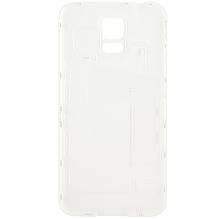 For Galaxy S5 / G900 Original LCD Middle Board (Dual Card Version) with Button Cable & Back Cover ,  (White) - Back Cover by PMC Jewellery | Online Shopping South Africa | PMC Jewellery