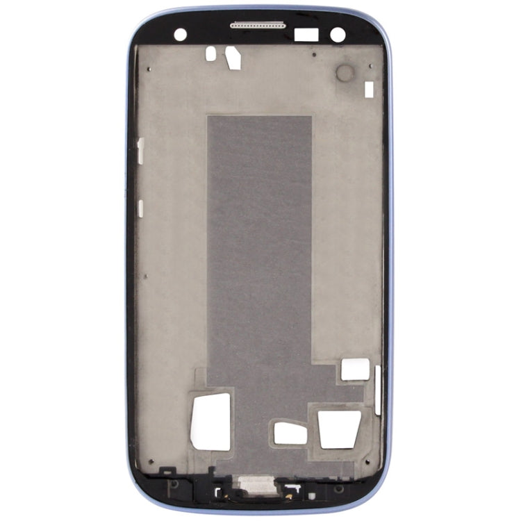 For Galaxy S III / i9300 Original 2 in 1 LCD Middle Board + Original Front Chassis(Dark Blue) - Frame Bezel Plate by PMC Jewellery | Online Shopping South Africa | PMC Jewellery