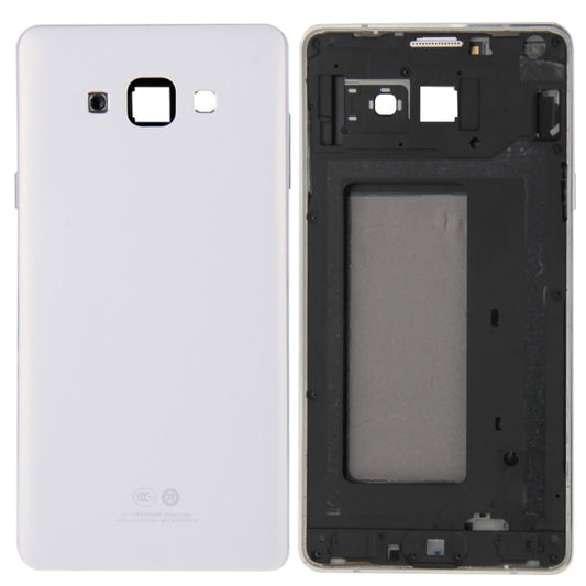 For Galaxy A7 / A700 Full Housing Cover (Front Housing LCD Frame Bezel Plate + Rear Housing ) (White) - Frame Bezel Plate by PMC Jewellery | Online Shopping South Africa | PMC Jewellery