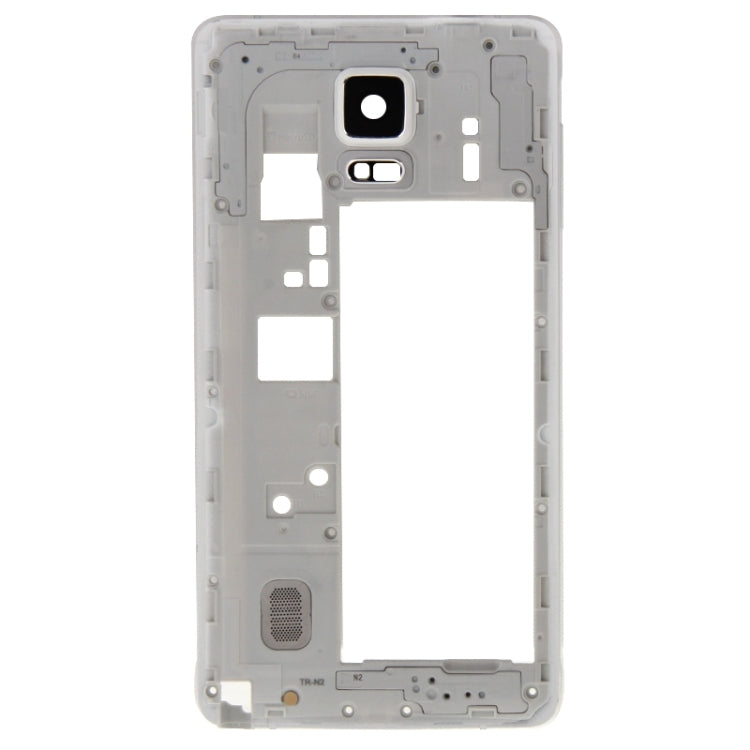 For Galaxy Note 4 / N910V Full Housing Cover (Front Housing LCD Frame Bezel Plate + Middle Frame Bezel Back Plate Housing Camera Lens Panel + Battery Back Cover ) (White) - Back Cover by PMC Jewellery | Online Shopping South Africa | PMC Jewellery