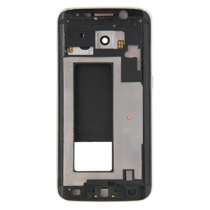 For Galaxy S6 Edge / G925 Full Housing Cover (Front Housing LCD Frame Bezel Plate + Back Plate Housing Camera Lens Panel ) (Silver) - Frame Bezel Plate by PMC Jewellery | Online Shopping South Africa | PMC Jewellery