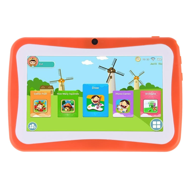 M755 Kids Education Tablet PC, 7.0 inch, 1GB+16GB, Android 5.1 Allwinner A33 Quad Core up to 1.3GHz, 360 Degree Menu Rotation, WiFi(Orange) -  by PMC Jewellery | Online Shopping South Africa | PMC Jewellery