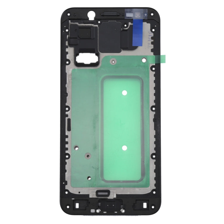 For Galaxy C8  Front Housing LCD Frame Bezel Plate(Black) - Frame Bezel Plate by PMC Jewellery | Online Shopping South Africa | PMC Jewellery