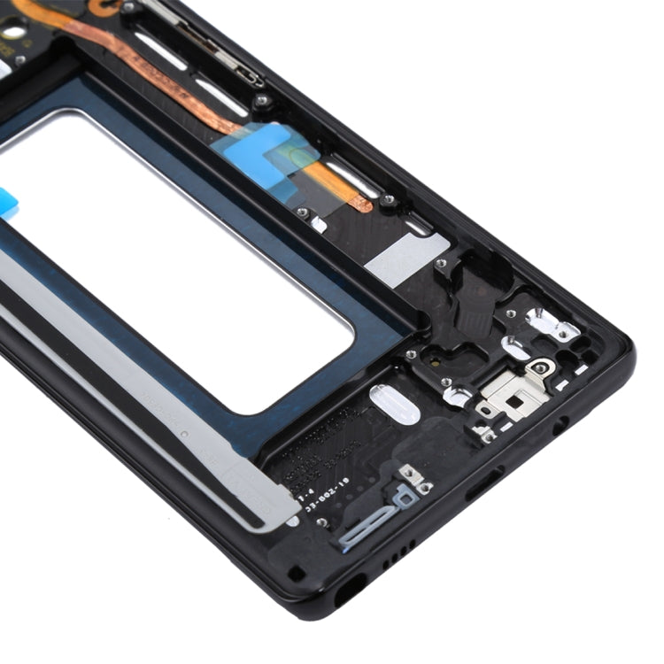 For Galaxy Note 8 / N950 Front Housing LCD Frame Bezel Plate (Black) - Frame Bezel Plate by PMC Jewellery | Online Shopping South Africa | PMC Jewellery