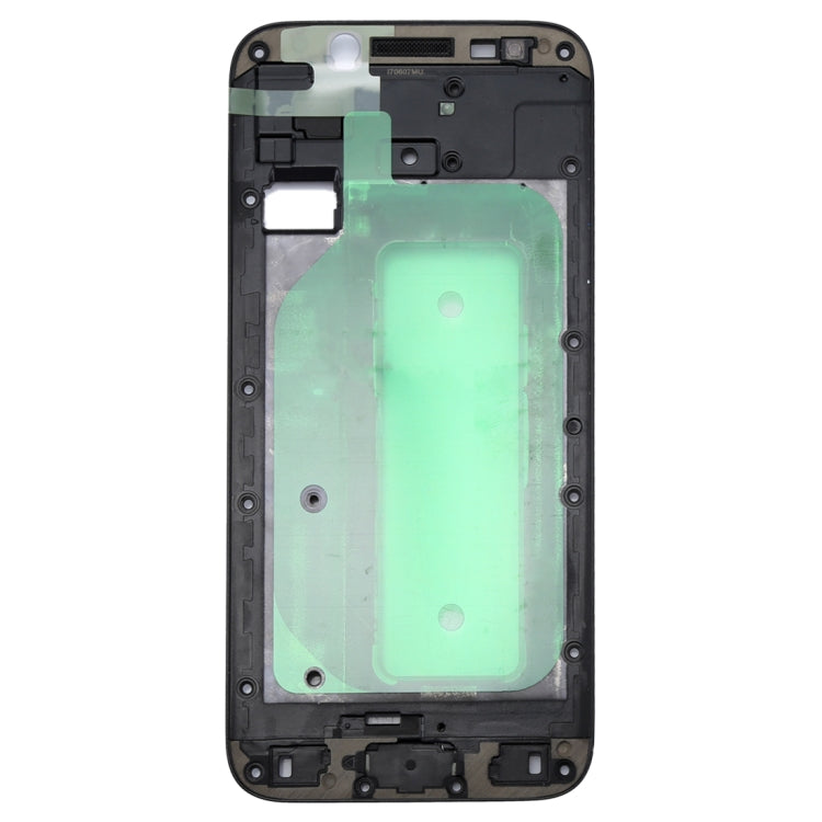 For Galaxy J730  Front Housing LCD Frame Bezel Plate(Black) - Frame Bezel Plate by PMC Jewellery | Online Shopping South Africa | PMC Jewellery