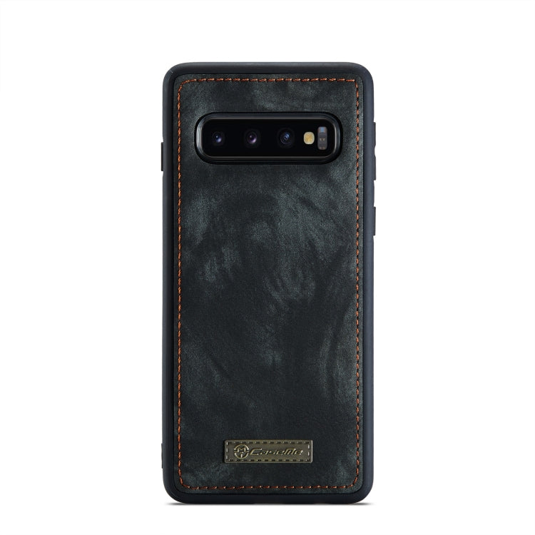 For Samsung Galaxy S10 CaseMe-008 Detachable Multifunctional Flip Leather Phone Case(Black) - Galaxy Phone Cases by CaseMe | Online Shopping South Africa | PMC Jewellery | Buy Now Pay Later Mobicred