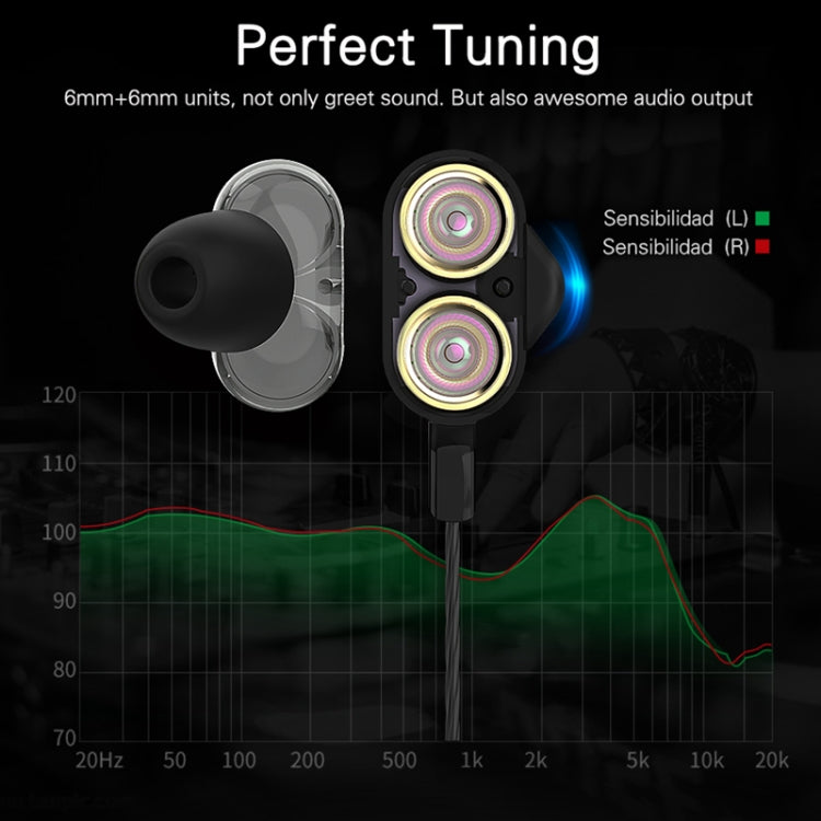 Langsdom Double Moving Coil with Wheat Headset(Black) - Bluetooth Earphone by Langsdom | Online Shopping South Africa | PMC Jewellery | Buy Now Pay Later Mobicred