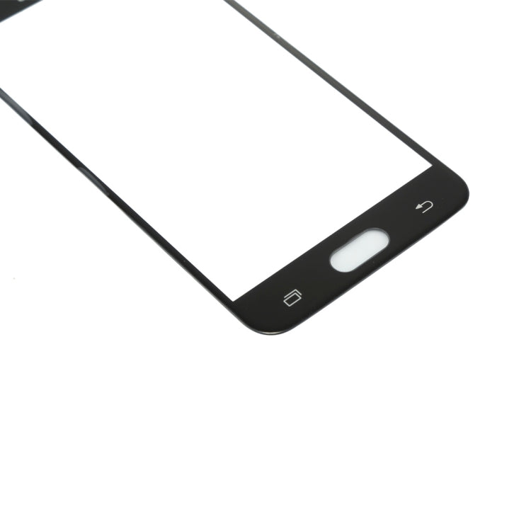 For Galaxy On5 / G550  Front Screen Outer Glass Lens (Black) - Outer Glass Lens by PMC Jewellery | Online Shopping South Africa | PMC Jewellery