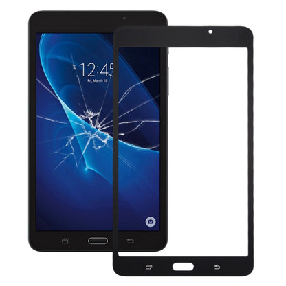 For Galaxy Tab A 7.0 (2016) / T280  Front Screen Outer Glass Lens (Black) - Outer Glass Lens by PMC Jewellery | Online Shopping South Africa | PMC Jewellery