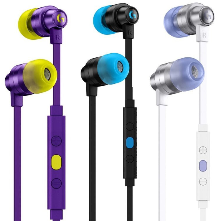 Logitech G333 In-ear Gaming Wired Earphone with Microphone, Standard Version(White) - free shipping - PMC TechLife - Order now!