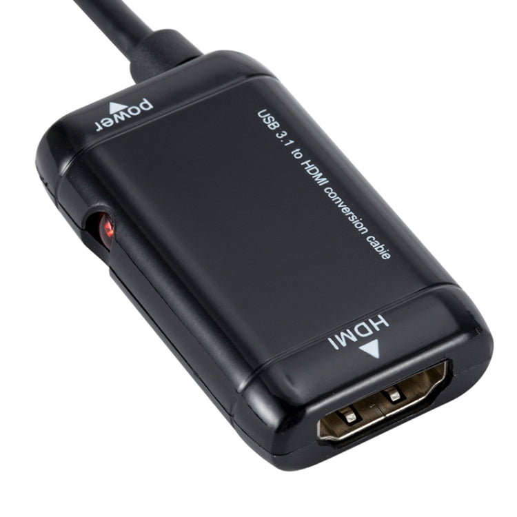 USB-C / Type-C 3.1 (MHL) to 1080P HD HDMI Video Adapter Cable, Length: 12cm - Cable & Adapters by PMC TechLife | Online Shopping South Africa | PMC TechLife