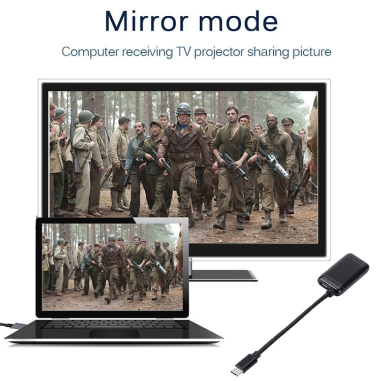 USB-C / Type-C 3.1 (MHL) to 1080P HD HDMI Video Adapter Cable, Length: 12cm - Cable & Adapters by PMC TechLife | Online Shopping South Africa | PMC TechLife