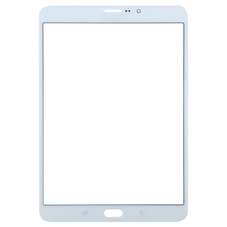 For Galaxy Tab S2 8.0 LTE / T719  Front Screen Outer Glass Lens (White) - Outer Glass Lens by PMC Jewellery | Online Shopping South Africa | PMC Jewellery