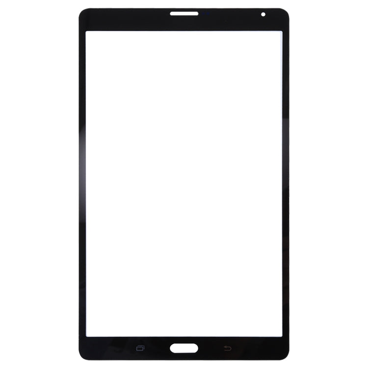 For Galaxy Tab S 8.4 LTE / T705 Front Screen Outer Glass Lens (Black) - Outer Glass Lens by PMC Jewellery | Online Shopping South Africa | PMC Jewellery