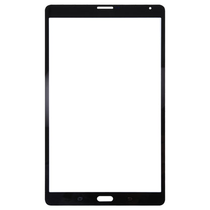 For Galaxy Tab S 8.4 LTE / T705 Front Screen Outer Glass Lens (Black) - Outer Glass Lens by PMC Jewellery | Online Shopping South Africa | PMC Jewellery