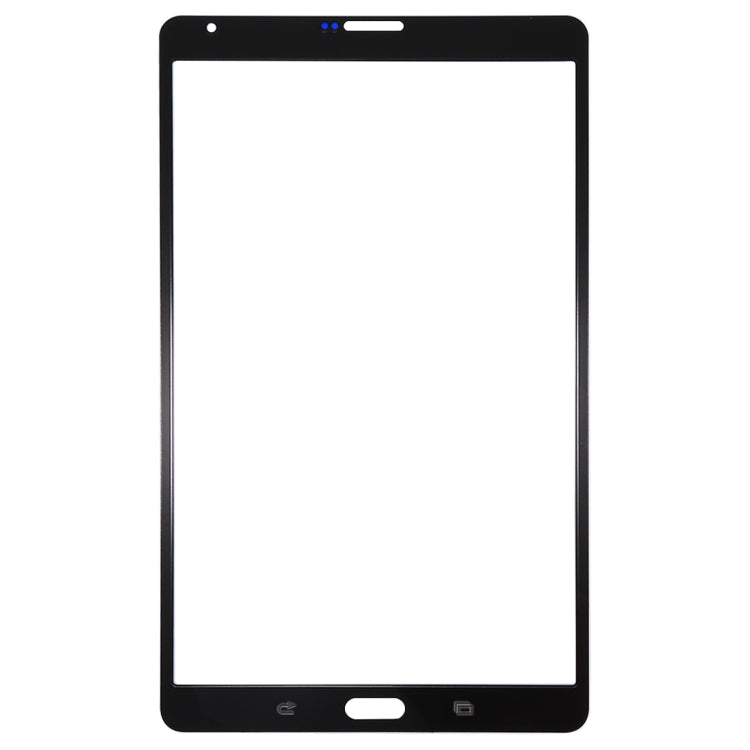 For Galaxy Tab S 8.4 LTE / T705 Front Screen Outer Glass Lens (Black) - Outer Glass Lens by PMC Jewellery | Online Shopping South Africa | PMC Jewellery