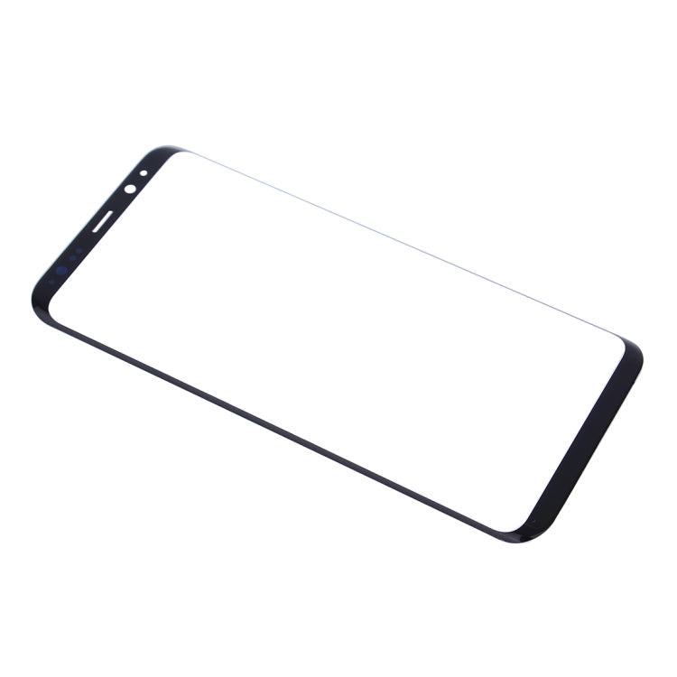 For Galaxy S9+ Front Screen Outer Glass Lens(Black) - Outer Glass Lens by PMC Jewellery | Online Shopping South Africa | PMC Jewellery