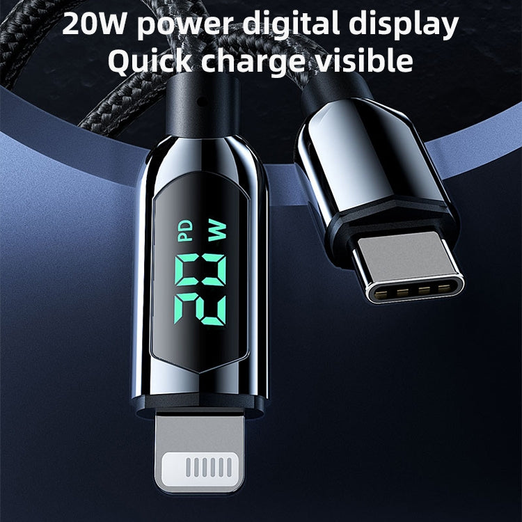 Mutural Li-CC003 1.2m 66W Digital Display USB to Type-C Charging Data Cable - USB-C & Type-C Cable by Mutural | Online Shopping South Africa | PMC TechLife | Buy Now Pay Later Mobicred