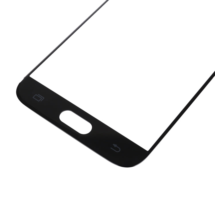 For Galaxy J5 (2017) / J530 Front Screen Outer Glass Lens (Black) - Outer Glass Lens by PMC Jewellery | Online Shopping South Africa | PMC Jewellery