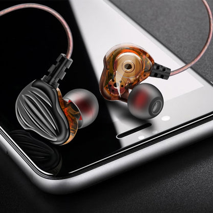 QKZ CK4 HIFI In-ear Four-unit Music Headphones (Black) - Sport Earphone by QKZ | Online Shopping South Africa | PMC Jewellery