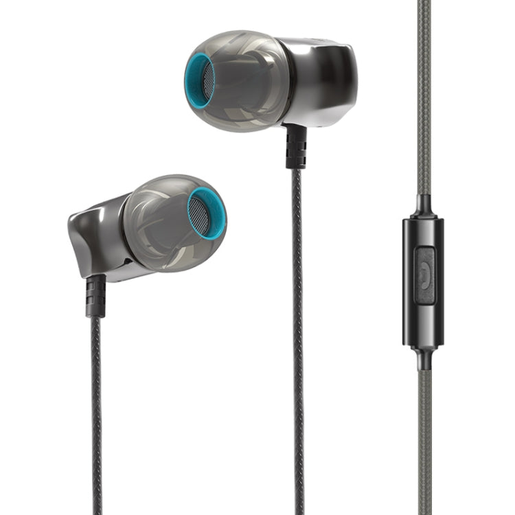 QKZ DM7 High-quality In-ear All-metal Sports Music Headphones, Microphone Version - In Ear Wired Earphone by QKZ | Online Shopping South Africa | PMC Jewellery